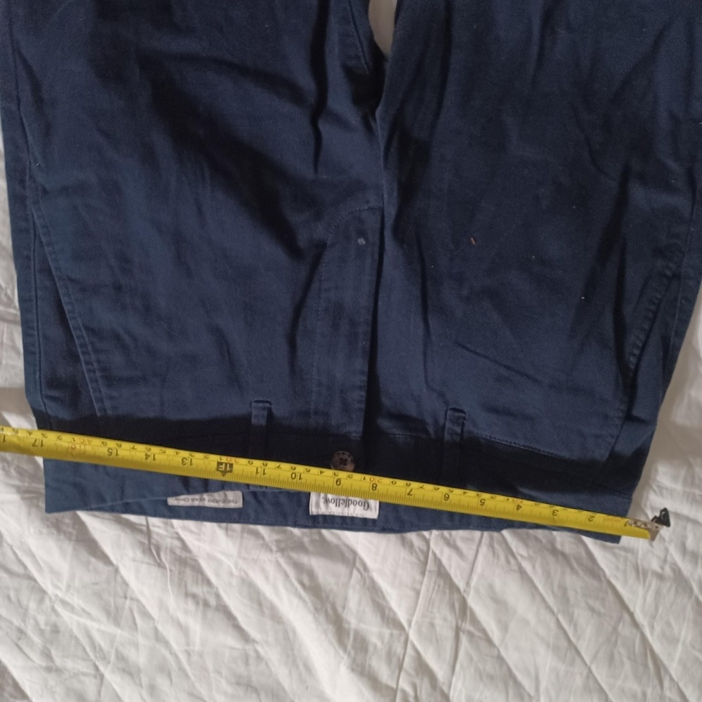 Goodfellow & Co Pants Mens 34x32 Blue The Every Wear Chino Slim Fit Casual - Picture 3 of 7